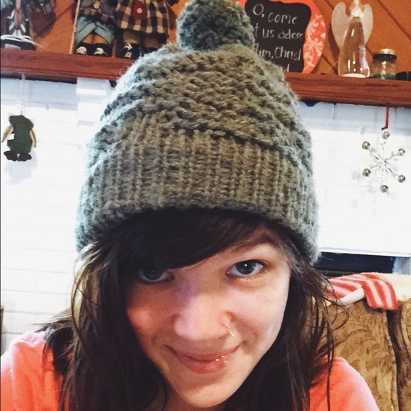 Handknitted Beanie by yours truly!