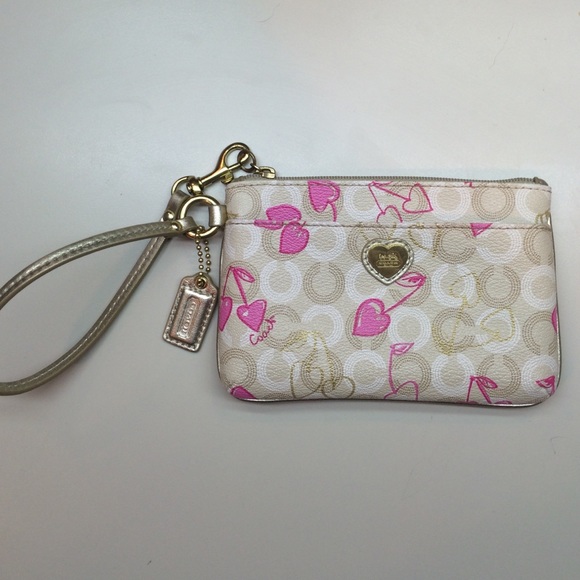 Coach Cherries Wristlet - Picture 1 of 3
