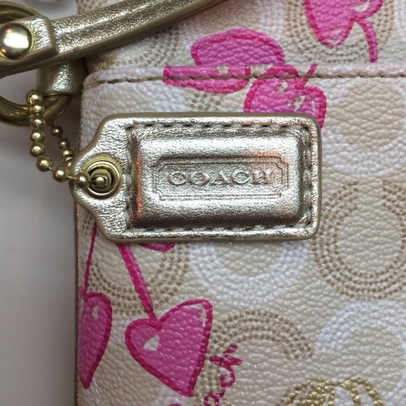 Coach Cherries Wristlet - Picture 3 of 3