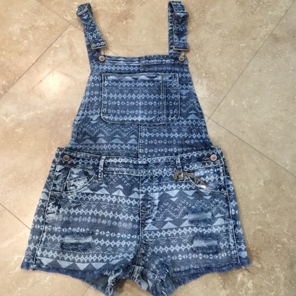 Ethnic print denim jumpsuit - Picture 3 of 4