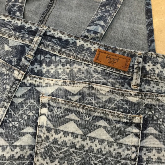 Ethnic print denim jumpsuit - Picture 4 of 4