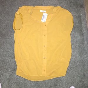 Mustard yellow shirt