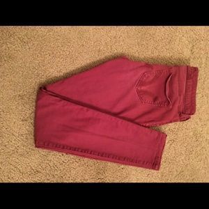 Hollister Burgundy Jeans