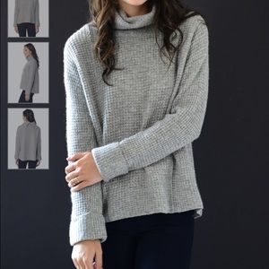 Free People side winder pull over sweater