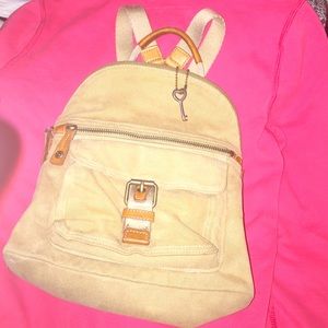 Authentic Fossil Backpack/Purse 😊