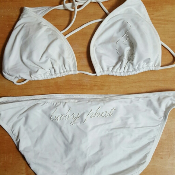Authentic Baby Plat XL white bikini