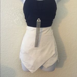 Asymmetrical Mini Skirt