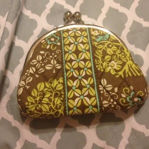 Vera Bradley Double Kiss Coin Purse