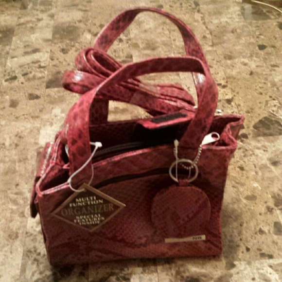 Leather shoulder purse