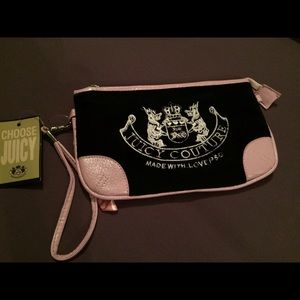 Brand new Juicy Couture Velour clutch/wristlet