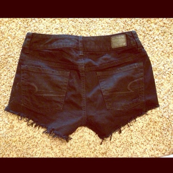 Black high waisted shorts