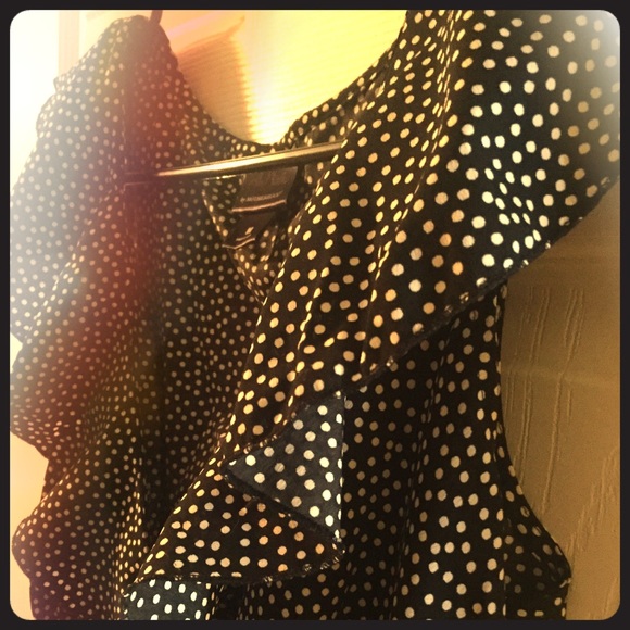 Polka Dot Maternity Dressy Shirt