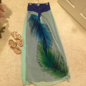 💘Peacock Feather Dress