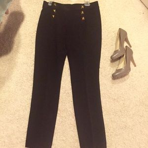 Black Pants w/ gold buttons