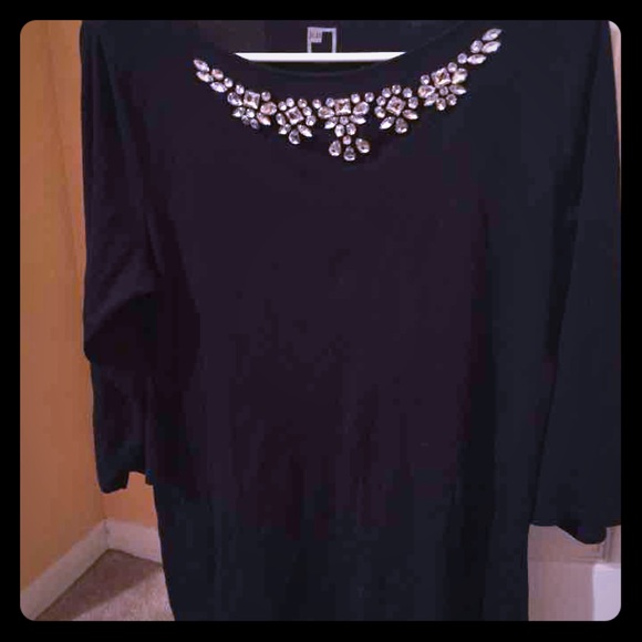 Navy blue top size L
