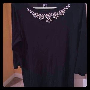 Navy blue top size L