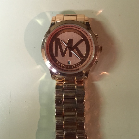 Mk rose gold watche