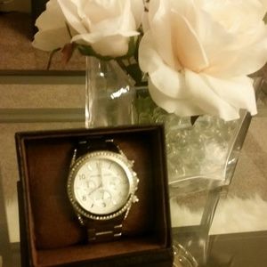 Michael Kors Silver Boyfriend Watch