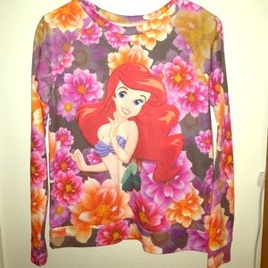 The Little Mermaid Floral Sweater