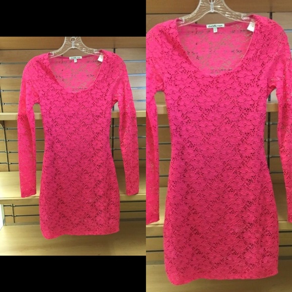 Dresses & Skirts - Hot pink mini dress