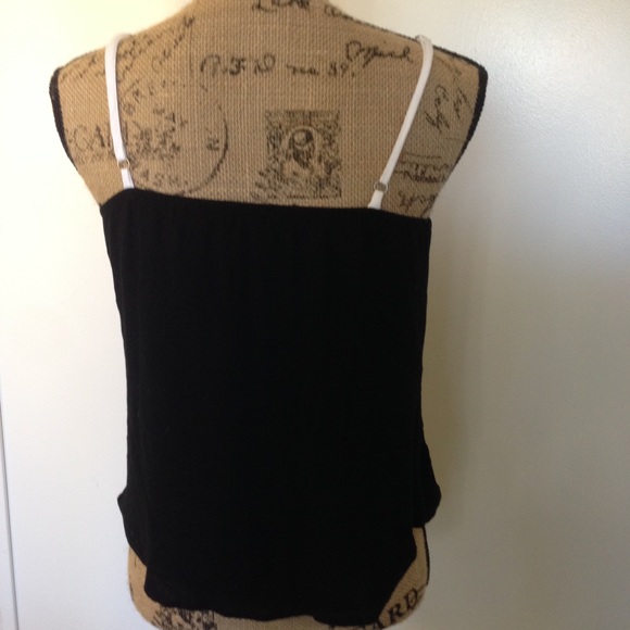 ❌SOLD IN BUNDLE❌Ella Moss "Stella" Black Tank Top - Picture 3 of 4