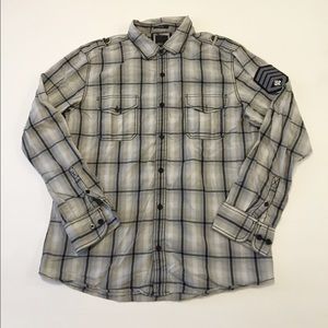 Men's BKE Slim Fit LS Button Up