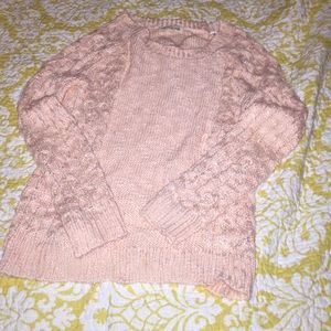 Pink sweater size small