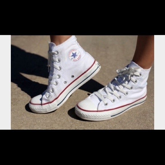 White high top converses