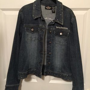 SALE🎈🎈🎈Harley-D jean jacket with embellishment