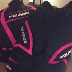 Polaris BRAND NEW SNOW SUIT HOT PINK AND BLACK