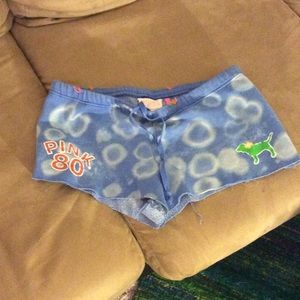 Victoria's Secret blue sweat shorts size M