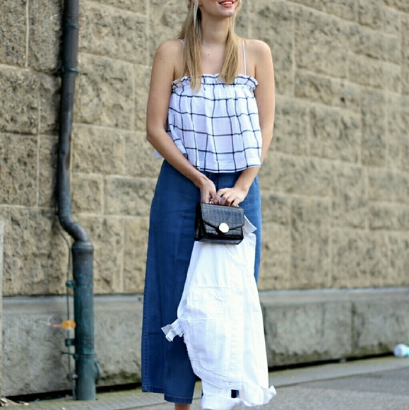 Zara croc embossed leather belt bag (4166) - Picture 4 of 5