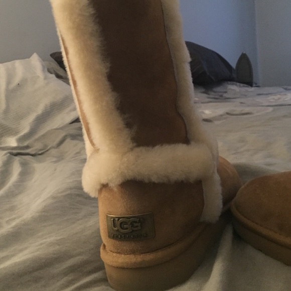 Ugg short boots tan