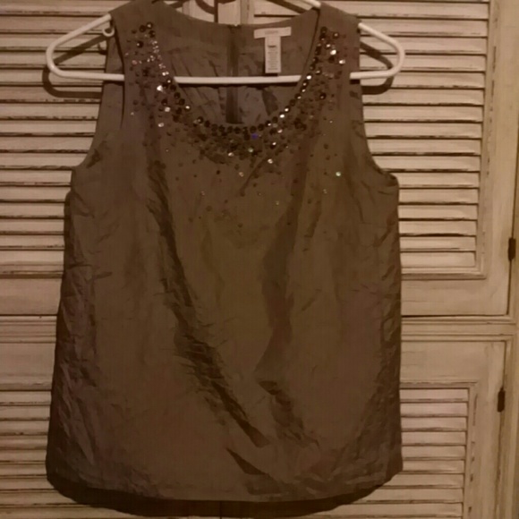 J Crew shell/tank 100% silk