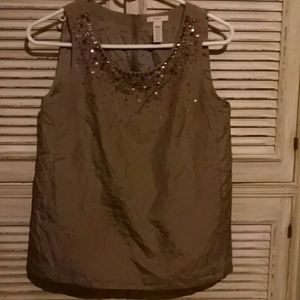 J Crew shell/tank 100% silk