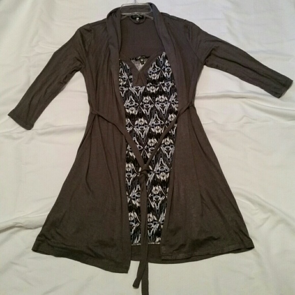 2 piece robe and nighty set