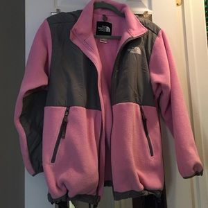 Pink north face fleece
