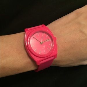 Pink Nixon Time Teller P Women's Watch