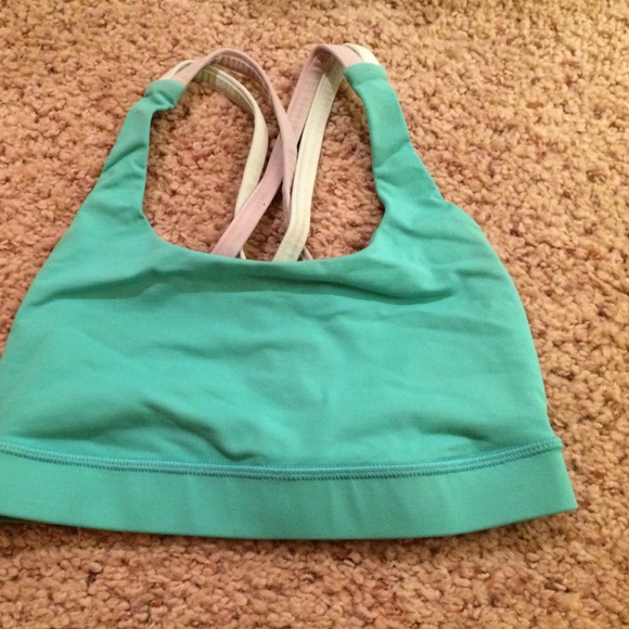 Teal lululemon energy bra💚