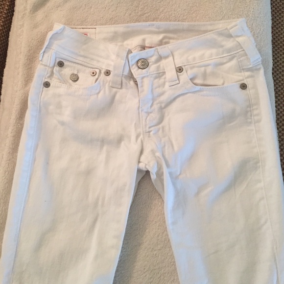 White True Religion Brand Jeans
