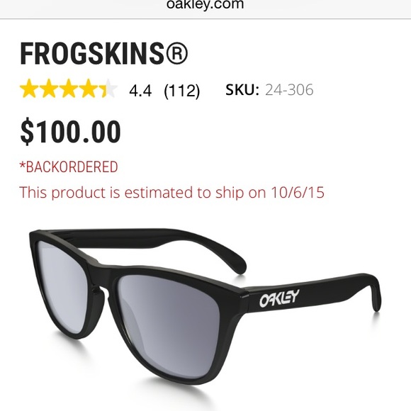 Authentic Oakley FROGSKINS Sunglasses