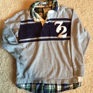 Boys Faux-Layered Shirt, Size 7/8