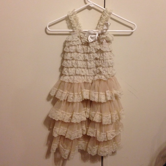Cream lacy dress