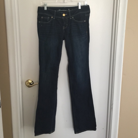 Dark blue jeans