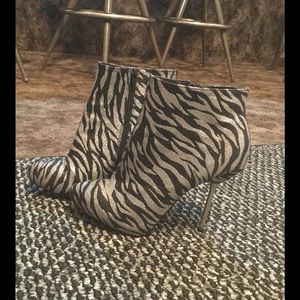 Zebra HIGH heels