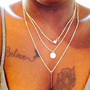 3 layer gold chain