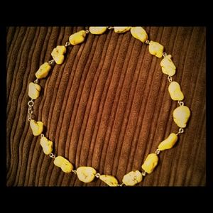Yellow Turquoise Necklace