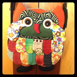 ✨FINAL SALE✨Colorful Handmade Owl Purse