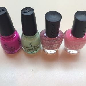Set of 4 Nail Polishes! China Glaze & LA Girl