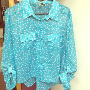 Passport Button Up and studded Tee BUNDLE